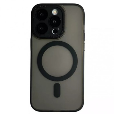 Чехол накладка Protective Camera Matte iPhone 15 Черная