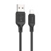 Кабель дата Hoco X90 Lightning 1м Чорний