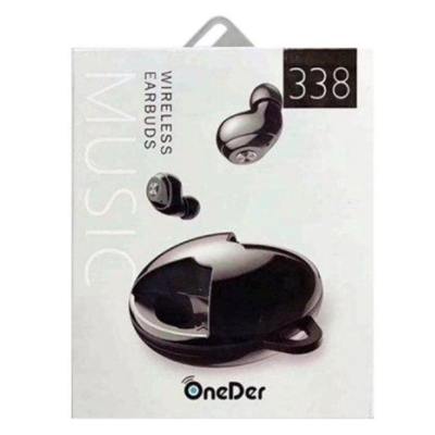 Безпровідні навушники Stereo Bluetooth Headset OneDer TWS-338 Black, чорний