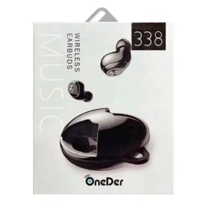 Беспроводные наушники Stereo Bluetooth Headset OneDer TWS-338 Black, черный