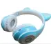 Накладные Беспроводные наушники с кошачьими ушками TUCCI CT930 LED Blue, голубые Накладные Беспроводные наушники с кошачьими ушками TUCCI CT930 LED Blue, голубые