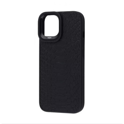 Чехол накладка Kajsa Snake iPhone 15 Черная
