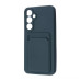 Накладка WAVE Colorful Pocket Samsung A356 (A35 5G) Темно-зелена