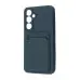 Чохол накладка WAVE Colorful Pocket Samsung A356 (A35 5G) Темно-зелена