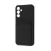 Чехол накладка WAVE Colorful Pocket Samsung A356 (A35 5G) Черная