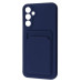 Чехол накладка WAVE Colorful Pocket Samsung A356 (A35 5G) Синяя
