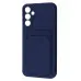 Чехол накладка WAVE Colorful Pocket Samsung A356 (A35 5G) Синяя