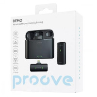 Безпроводной петличный микрофон Proove Demo Lightning Black, Чёрный Безпроводной петличный микрофон Proove Demo Lightning Black, Чёрный