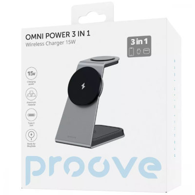 БЗУ Proove Omni Power 3in1, Черное