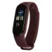 Ремінець Силікон Mi Band 5/6/7 Бордовий (Марсала)