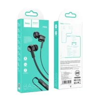 Провідні навушники вкладиші-гарнітура Hoco M86 Ocean Чорні