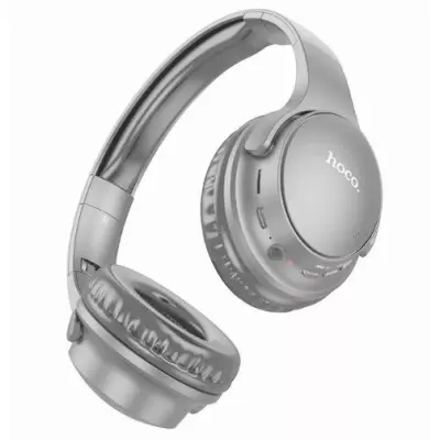 Беспроводные полноразмерные наушники Hoco W40 Grey, Серые Беспроводные полноразмерные наушники Hoco W40 Grey, Серые