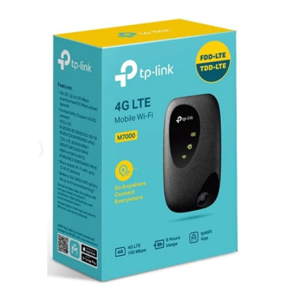 Мобільний Wi-Fi роутер 4G LTE Wi-Fi TP-Link M7000 Black