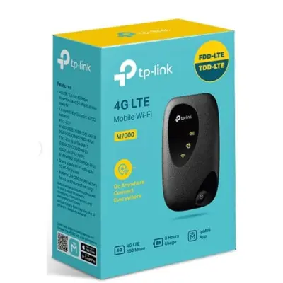 Мобильный Wi-Fi роутер 4G LTE Wi-Fi TP-Link M7000 Black Мобильный Wi-Fi роутер 4G LTE Wi-Fi TP-Link M7000 Black