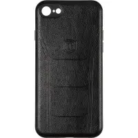 Чехол накладка Leather Prime iPhone 7+ Черная