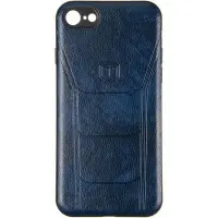 Накладка Leather Prime Samsung M105 (M10 2019) Синяя