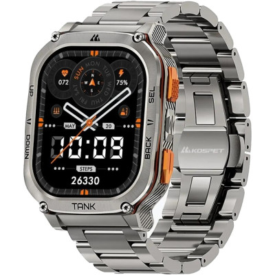 Смарт годинник KOSPET TANK M3 ULTRA SE Silver , Срібний