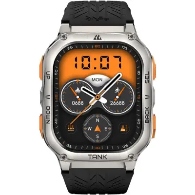 Смарт часы KOSPET TANK M3 ULTRA SE Silver, Серебряный