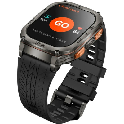Смарт годинник KOSPET TANK M3 ULTRA SE Black, Чорний