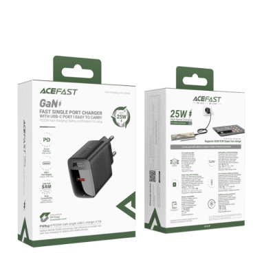 Мережевий зарядний пристрій ArmorStandart AR-TA800 25W USB-C Black, Чорний