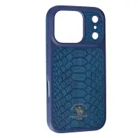 Чехол Накладка Polo Knight iPhone 17 Pro Темно-синяя/ Navy Blue (Santa Barbara)