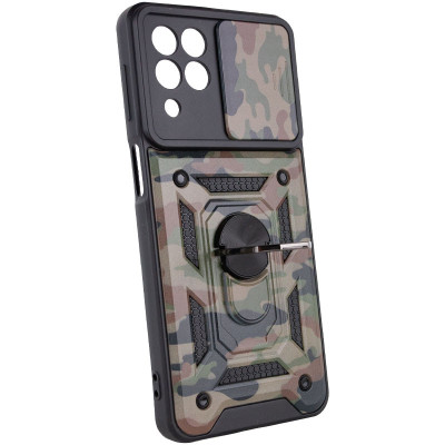 Чехол накладка Serge Ring Camshield Camo Samsung M336 (M33) Коричневая
