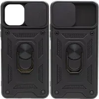 Чехол накладка Serge Ring Camshield Samsung A035 (A03) Чорна