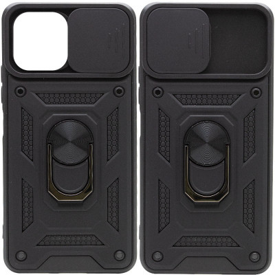 Чехол накладка Serge Ring Camshield Samsung A035 (A03) Чорна