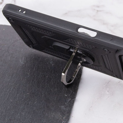 Чехол накладка Serge Ring Camshield Samsung A035 (A03) Чорна