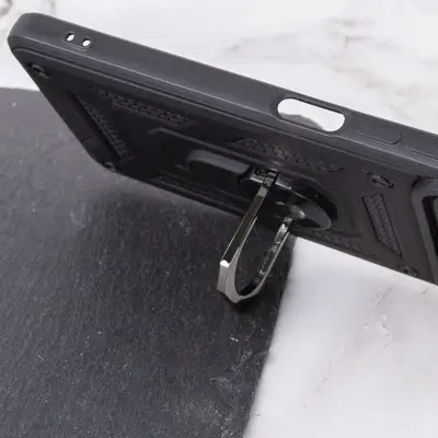 Чохол накладка Serge Ring Camshield Samsung A035 (A03) Чорна Чохол накладка Serge Ring Camshield Samsung A035 (A03) Чорна