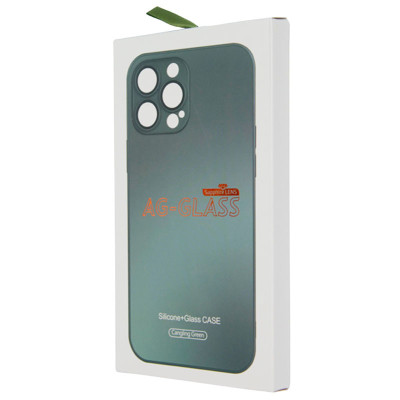 Чехол накладка Sapphire Matte iPhone 12 Зеленая (Cangling Green)