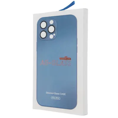 Чехол накладка Sapphire Matte iPhone 12 Pro Синяя /Navy Blue