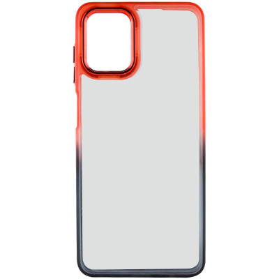 Чехол накладка Fresh sip Samsung A12/M12 (A125/M125) Черная/ Красная