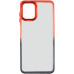 Чехол накладка Fresh sip Samsung A12/M12 (A125/M125) Черная/ Красная
