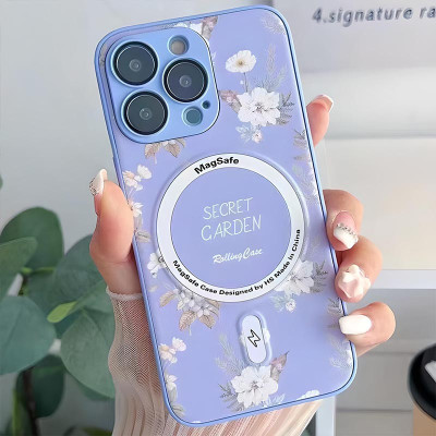 Чехол накладка Secret Garden with MagSafe iPhone 12 Pro Сирень