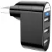 USB хаб Borofone DH3 3 Ports Black, Чорний