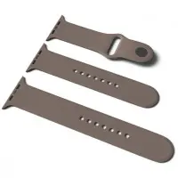 Ремешок Apple Watch 38мм Силикон 2ед. Какао Ремешок Apple Watch 38мм Силикон 2ед. Какао