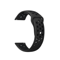 Ремінець Amazfit Bip Універсальний 20мм Nike Sport Чорний Ремінець Amazfit Bip Універсальний 20мм Nike Sport Чорний