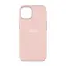 Чохол Накладка Leather Case with MagSafe iPhone 14 Рожева Sand Pink