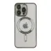 Чехол Накладка Metal Matte MagSafe iPhone 13 Pro Зелёная