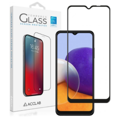 Защитное стекло Acclab 3D Samsung A225 (A22) Чёрное
