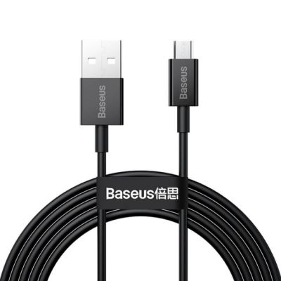 Кабель дата Baseus Superior MicroUSB 2м Чорний