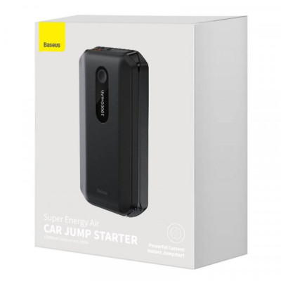 Пускозарядний пристрій Baseus Super Energy Air Car Jump Starter 10000 mAh Black, Чорний