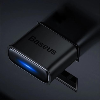 Bluetooth адаптер USB BT Adapter Baseus BA04 Black, Чорний