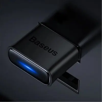Bluetooth адаптер USB BT Adapter Baseus BA04 Black, Чорний