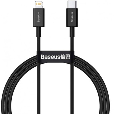 Кабель дата Baseus Superior Type-C to Lightning1м Чорний