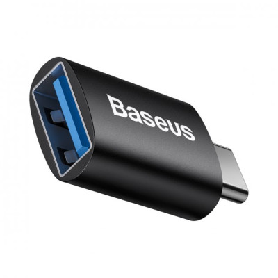 Переходник адаптер OTG Baseus Ingenuity Mini USB 3.1 to Type-C Черный