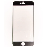 Защитное стекло 4D Metal iPhone 6 Чёрное