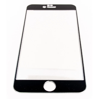 Защитное стекло 4D Metal iPhone 6+ Чёрное