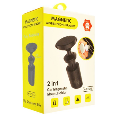 Автотримач Magnetic CT215 Black, Чорний